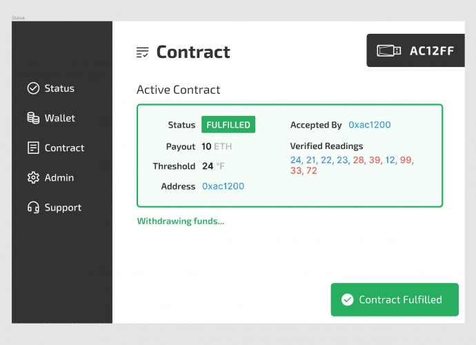 Blockchain app